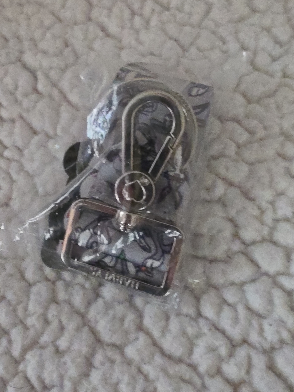 Harveys Bugs Bunny  Gray and Silver Keychain Strap